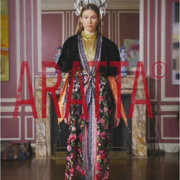 Aratta Multicolor Embroidered Sheer Duster - Picture 4 of 4